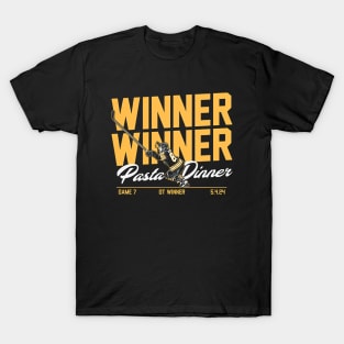 David Pastrnak Winner Winner Pasta Dinner T-Shirt